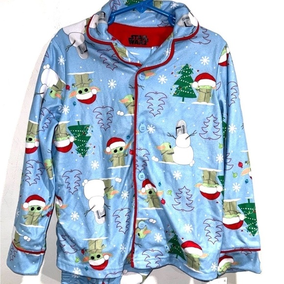 Star Wars pajamas unisex flannel set size 4/5 Christmas NEW gift - Picture 1 of 4